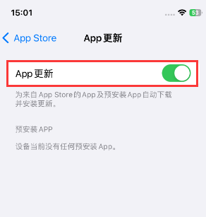 崇川苹果15维修中心如何让iPhone15APP自动更新